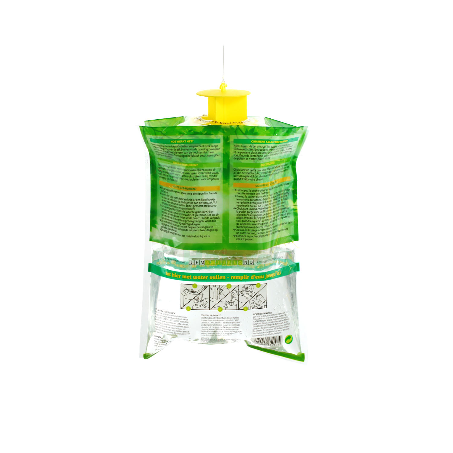 Haierc Outdoor Plastic Insect Control Disposable Wasp Catcher Hanging Wasp Trap Bag