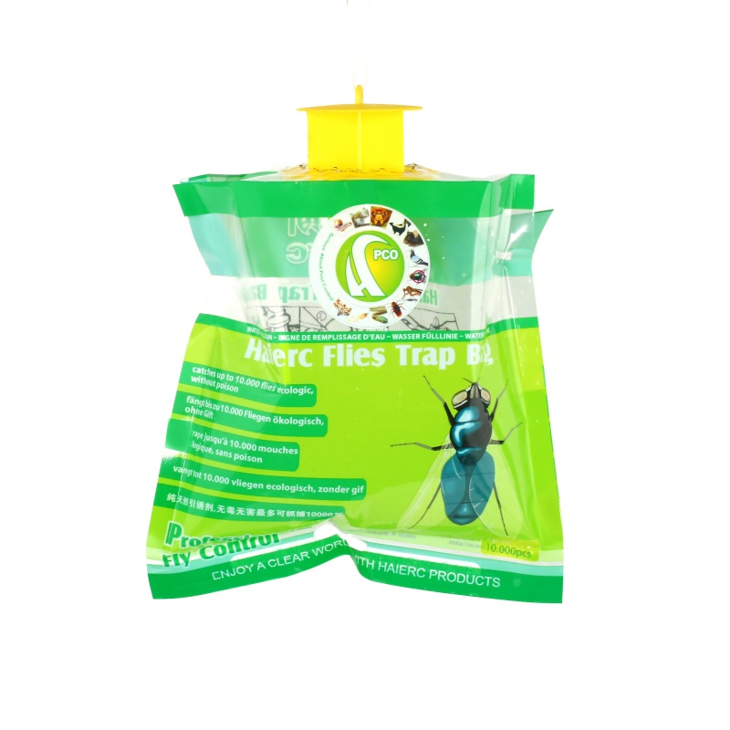 Haierc Fly Traps Outdoor Fly Trap for Patio Non-Toxic Flies Bags Outdoor Disposable. Hanging Bug Catchers for All Filth Flies