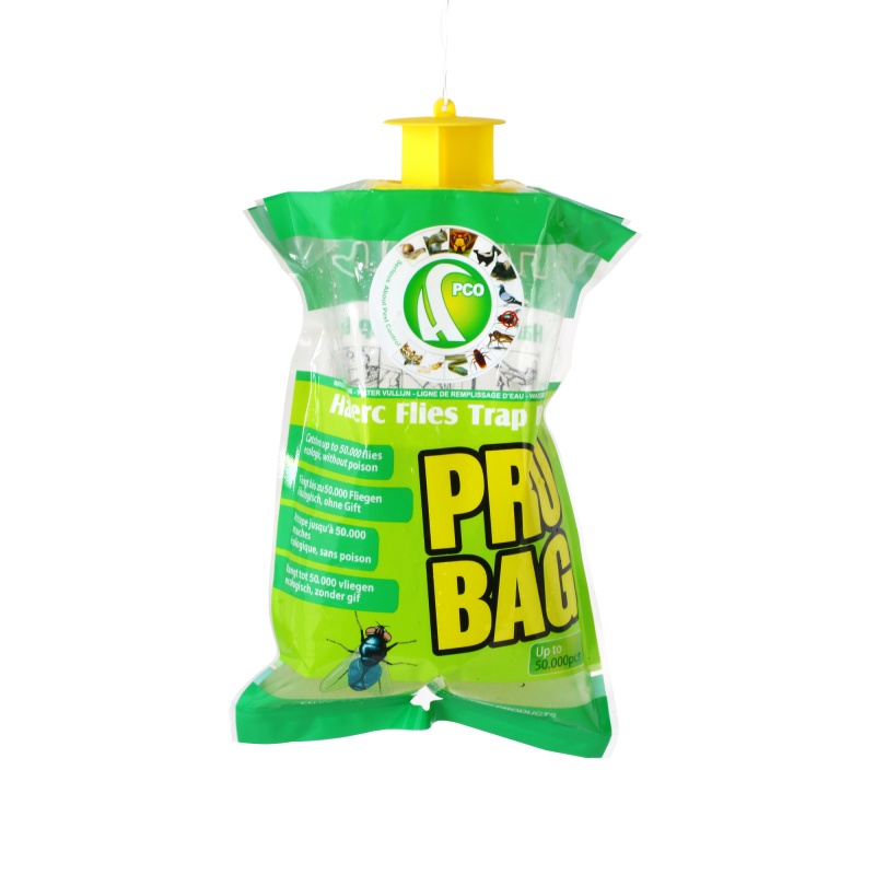 Haierc Hot Sales Nontoxic Insect Products Outdoor Hanging Pest Control Disposable Big Fruit Fly Trap Bag for Garden & Home Fly Catcher