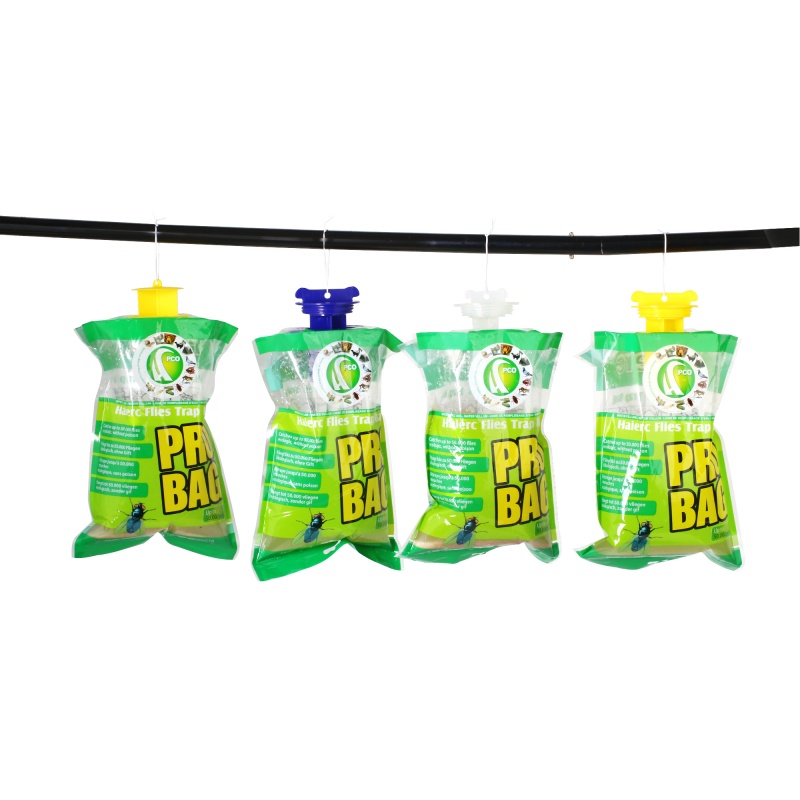 Haierc Hot Sales Nontoxic Insect Products Outdoor Hanging Pest Control Disposable Big Fruit Fly Trap Bag for Garden & Home Fly Catcher