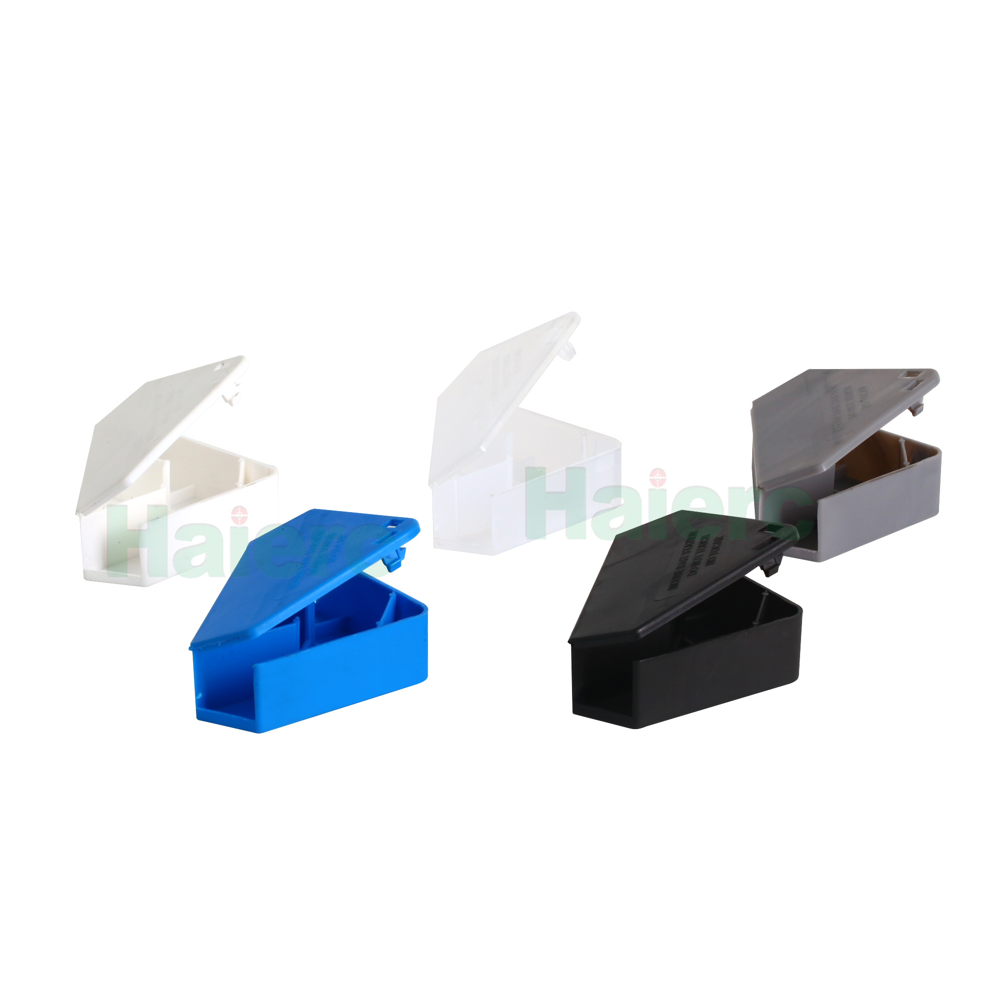 Haierc Small Compact Design Rodent Bait Station PP Mouse Bait Station HC2112