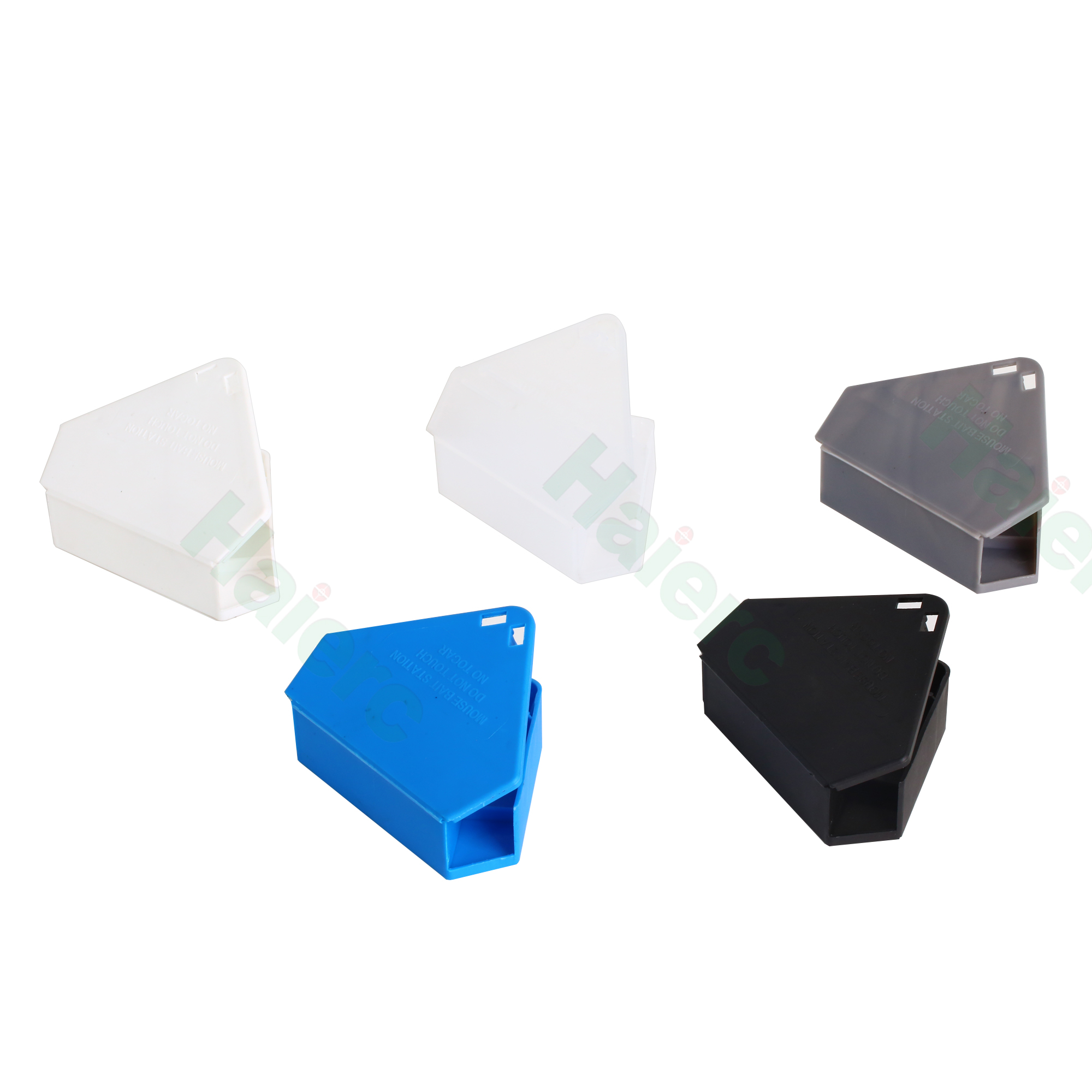 Haierc Small Compact Design Rodent Bait Station PP Mouse Bait Station HC2112