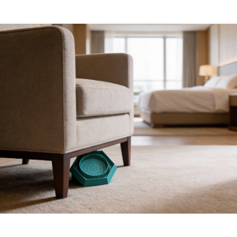 Haierc Flea & Bed Bug Trap, Non-Toxic Insect Monitor, PP Material Pest Control Device, Model HC4605P