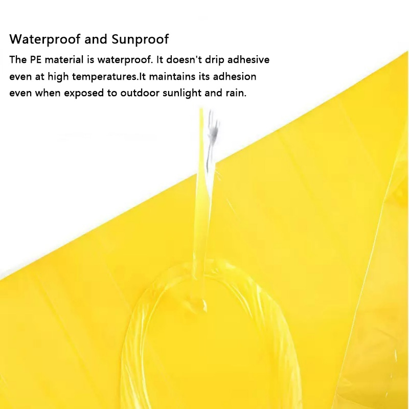 Yellow Sticky Insect Trap Roll PE Adhesive Fly Trap Tape for Greenhouse, Orchard, Garden and Agricultural Pest Control